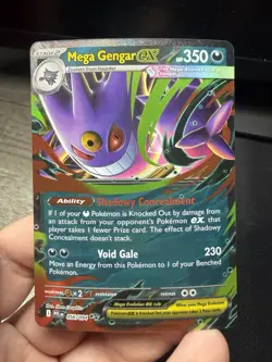 Pokemon TCG Mega Gengar Ex - ME02: Phantasmal Flames 56/94 Double Rare NM - Image 2