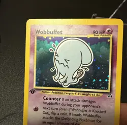 2001 Pokemon 1st Edition Neo Discovery Wobbuffet | Pack Fresh - Image 4