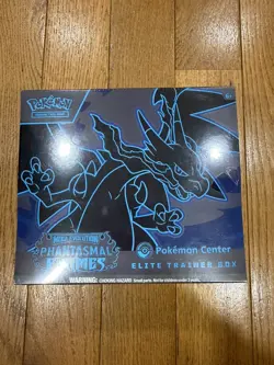 Pokemon TCG Phantasmal Flames Pokemon Center PC ETB - Image 1