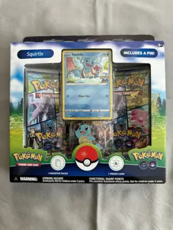 Pokemon Go Pin Collection Display Box Charmander, Squirtle Sealed - Image 2