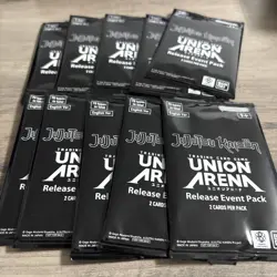 10x Promo Pack Union Arena Jujutsu Kaisen Vol. 1 Release Event SEALED English - Image 1
