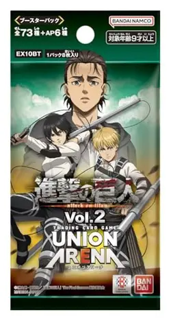 New UNION ARENA Attack On Titan Vol.2 Booster BOX EX10BT Japanese 2025 Sealed - Image 2