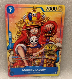 Monkey.D.Luffy (2nd Anniversary Stamped Promo) P-043 - One Piece TCG - English - Image 1
