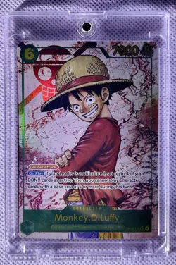 One Piece Monkey D. Luffy SEC OP13-118 Carrying On His Will English - Image 2