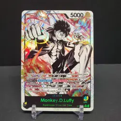 One Piece Ultra Deck Three Brothers Monkey D Luffy ST13-003 Parallel Alt Art NM - Image 1