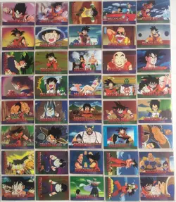 Dragon Ball Z Chromium Archive Edition Base Card Set 80 Cards Artbox 2000 - Image 1