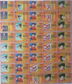 Dragon Ball Z Chromium Archive Edition Base Card Set 80 Cards Artbox 2000 - Image 3