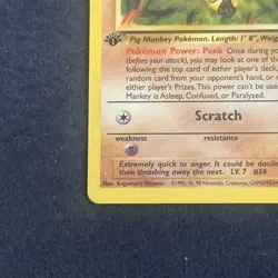 Pokemon TCG WoTC Mankey 55/64 Jungle Vintage Near Mint NM - Image 4