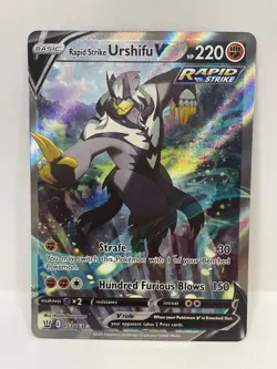 Rapid Strike Urshifu V Alternate Art Pokemon TCG Battle Styles 153/163 - Image 1