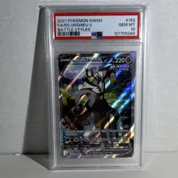 Pokemon Rapid Strike Urshifu V Battle Styles 153/163 Holo Ultra Rare PSA 10 - Image 1