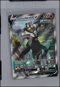 Pokemon Card Rapid Strike Urshifu V (153/163) Ultra Rare Battle Styles - Image 1