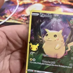 Pikachu 005/025 Celebrations 25th Anniversary Holo Rare Pokemon English LP - Image 4