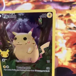 Pikachu 005/025 Celebrations 25th Anniversary Holo Rare Pokemon English LP - Image 5