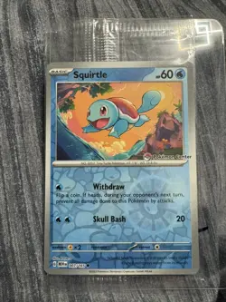 Pokemon Center Stamped Reverse Holo Squirtle Promo 007/165 Pokemon 151 Sealed - Image 1