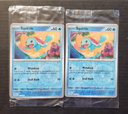 Pokemon Center Stamped Reverse Holo Squirtle Promo 007/165 Pokemon 151 Sealed - Image 1