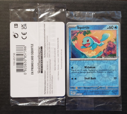 Pokemon Center Stamped Reverse Holo Squirtle Promo 007/165 Pokemon 151 Sealed - Image 2