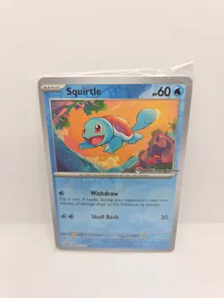 Pokemon Center Stamped Reverse Holo Squirtle Promo 007/165 Pokemon 151 Sealed - Image 1
