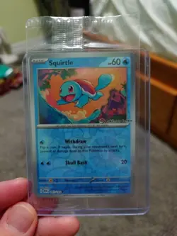 Pokemon Center Stamped Reverse Holo Squirtle Promo 007/165 Pokemon 151 Sealed - Image 2