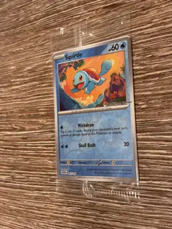 Squirtle - 007/165 - Pokemon Center Stamped 151 Promo - Reverse Holo SEALED - Image 5