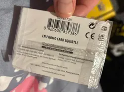 Squirtle - 007/165 - Pokemon Center Stamped 151 Promo - Reverse Holo SEALED - Image 2