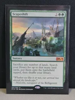 Scapeshift Core Set 2019 Regular mtg NM - Image 1