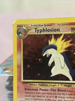 Pokemon TCG Neo Genesis Typhlosion Holo Rare Card 18/111 - Image 2