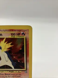 Pokemon TCG Neo Genesis Typhlosion Holo Rare Card 18/111 - Image 3