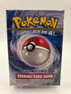 Sealed Shadowless Pokemon 2 Player Starter Set Theme Deck Gold Strip U48 - Image 1