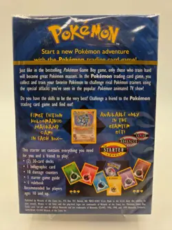 Sealed Shadowless Pokemon 2 Player Starter Set Theme Deck Gold Strip U48 - Image 4