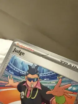 Pokemon TCG Destined Rivals Professor Program Judge Holo Promo 167/182 NM rare - Image 3