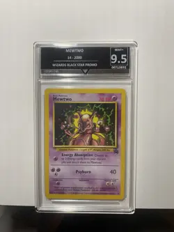 Pokemon TCG Mewtwo #14 2000 Black Star Promo DVD - Get Graded 9.5 - Not Ace - Image 1