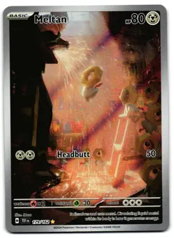 Meltan 179/162 - Temporal Forces Illustration Rare Pokemon TCG - LP Card - Image 1