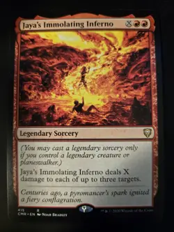 Jaya's Immolating Inferno NM Commander Legends MTG Free Shipping - Image 1