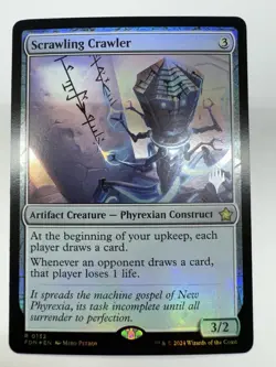 1x Scrawling Crawler Promo (Extended Art) **NEAR MINT** **UNPLAYED** MTG - Image 1