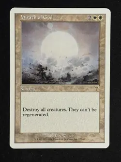 1x MTG Wrath of God - 7th Edition (7ED) #57 - Magic the Gathering - Image 1