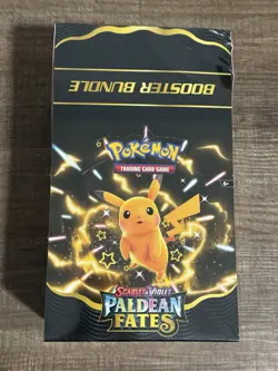 Pokemon Scarlet & Violet Paldean Fates Booster Bundle Box Display Factory Sealed - Image 1