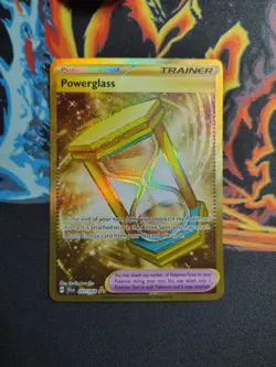 Powerglass 097/064 Sv: Shrouded Fable Holo Hyper Rare Near Mint Gold Pokemon - Image 2