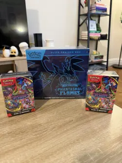 Pokemon Phantasmal Flames Elite Trainer Box ETB - New Sealed + 2 Booster Bundles - Image 1