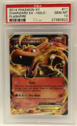 Charizard EX PSA 10 - 2014 Pokemon XY Flashfire - Image 1