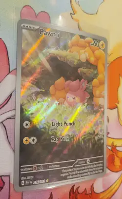 Pokemon TCG Pawmi 226/091 Paldean Fates NM Illustration Rare Holo - Image 2