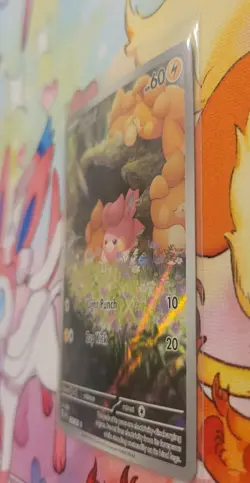 Pokemon TCG Pawmi 226/091 Paldean Fates NM Illustration Rare Holo - Image 3