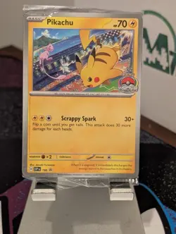 Pikachu World Championship Pokemon Scarlet & Violet SVP 190 Factory Sealed Promo - Image 1