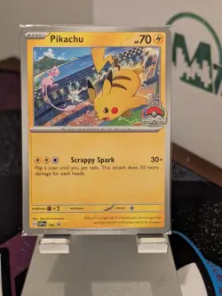 Pikachu World Championship Pokemon Scarlet & Violet SVP 190 Factory Sealed Promo - Image 2