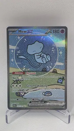 Pokemon Scarlet and Violet Bubble Mew EX Sir 232/091 Paldean Fates - Image 2