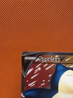 Pokemon Snorlax V 197/202 Swsh01: Sword & Shield Full Art Ultra Rare 1823 NM - Image 2