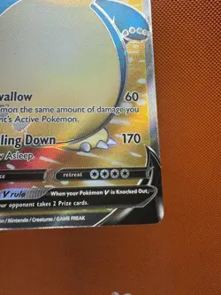 Pokemon Snorlax V 197/202 Swsh01: Sword & Shield Full Art Ultra Rare 1823 NM - Image 5