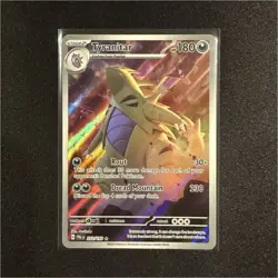 Pokemon TCG Tyranitar 222/193 Sv02: Paldea Evolved Illustration Rare Holo - Image 1