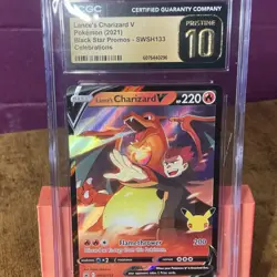 Pokemon Lance's Charizard V SWSH133 Sword & Shield Promo Holo CGC Pristine 10 - Image 1