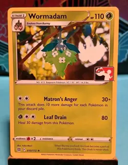 Wormadam 010/172 Non Holo Prize Pack Series Pokemon Play! Mint Condition - Image 1