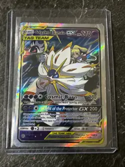 Solgaleo & Lunala GX 75/236 Ultra Rare Cosmic Eclipse SM Pokemon - Near Mint NM - Image 1